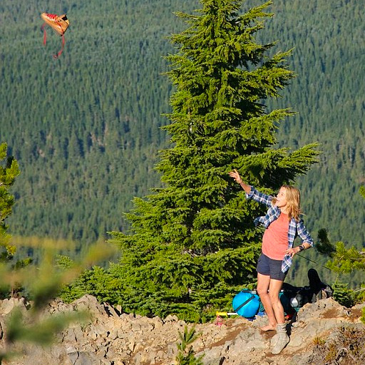 Reese Witherspoon portraying Cheryl Strayed in the 2014 movie. This is a still from the opening scene