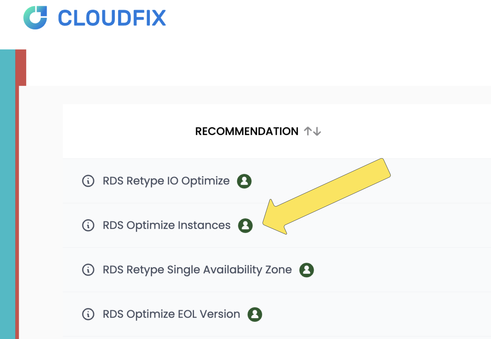 Select recommendation