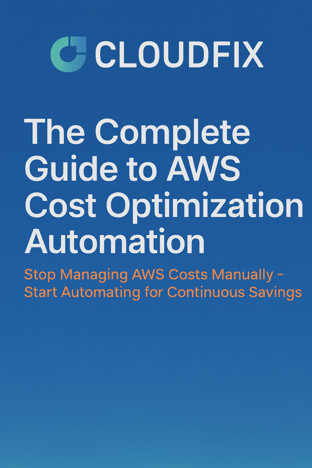 AWS cost optimization automation ebook cover